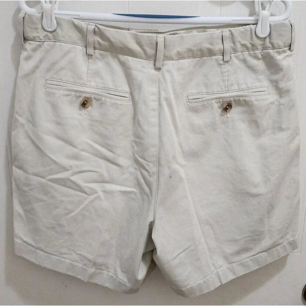 Lot of 3 Lands' End Traditional Fit Chino Shorts Size‎ 34 100% Cotton
